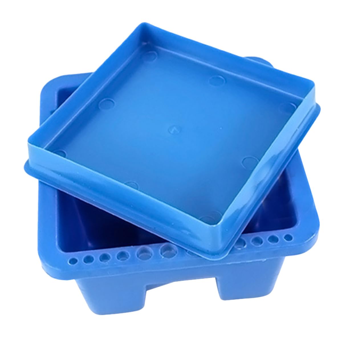 Gogogmee Painting Brush Washing Bucket Art Brush Organizer Paint Tray Brush Cleaning Tool Paint Brush Painting Supplies Brush Drying Rack Brush Cleaner Paintbrushes Art Supplies Blue