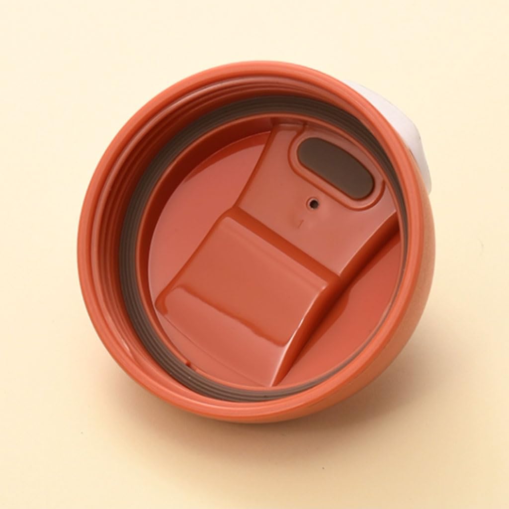 große kapazität 320 ml/10,8 oz Edelstahl-Trinkbecher mit Deckel, Kleiner Kaffee-Isolierbecher, tragbarer Taschenbecher, Outdoor-Reisebecher solide