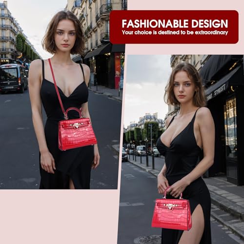 Leather Crossbody Bag and Purses for Women - Luxury Shoulder Handbags with Adjustable Strap Cross Body Bag2