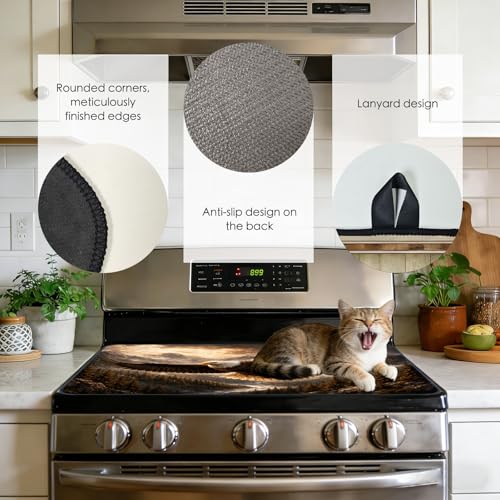 Image of Nuxovilar Eagle Mountain Stove Cover Diatomaceous Earth 28.65x20.47 In