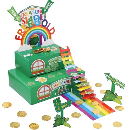Aozer St. Patrick's Day Leprechaun Trap Kit for Kids, DIY Craft Kit to Catch a Leprechaun, Fun St....