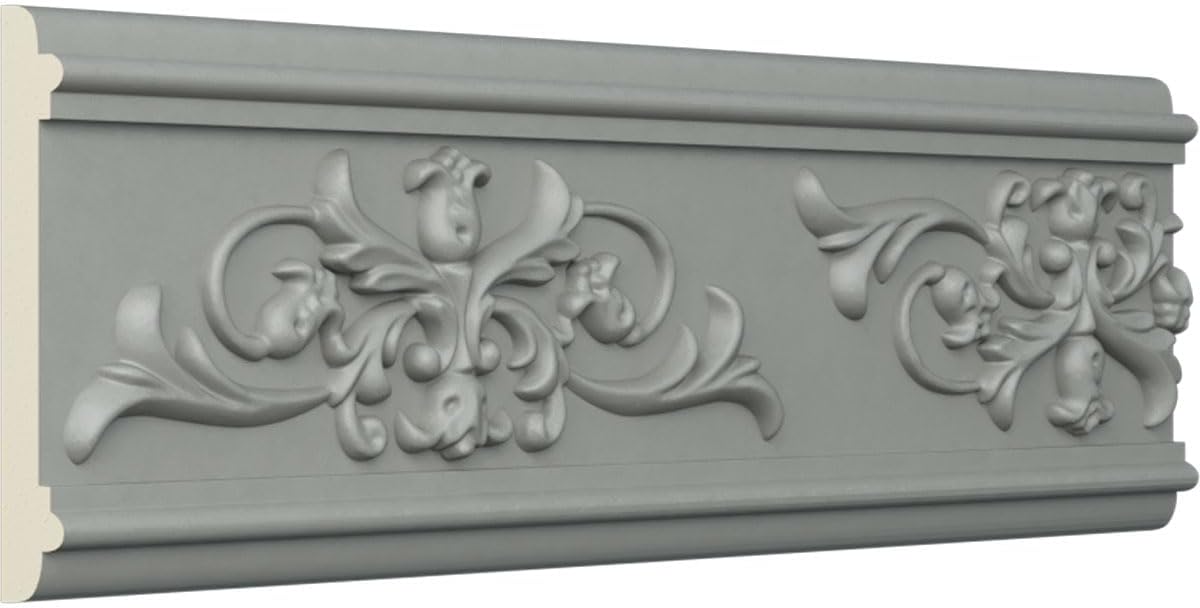 Versailles Primed Polyurethane Decorative Chair Rail Moulding