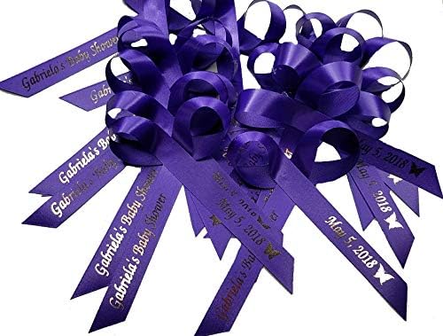 Miniatura 6 de 25 cintas personalizadas, lazos evaluados, regalos de fiesta de despedida de soltera, cintas conmemorativas, invitaciones funerarias para bebés,