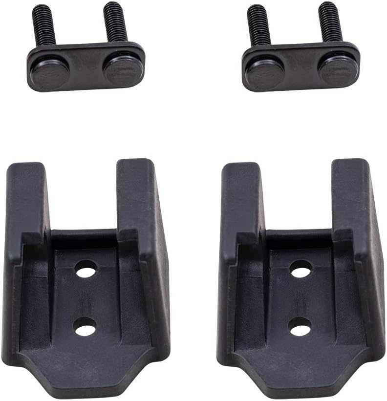 Brock Replacement Pair Set Hood Latch Safety Catch Brackets