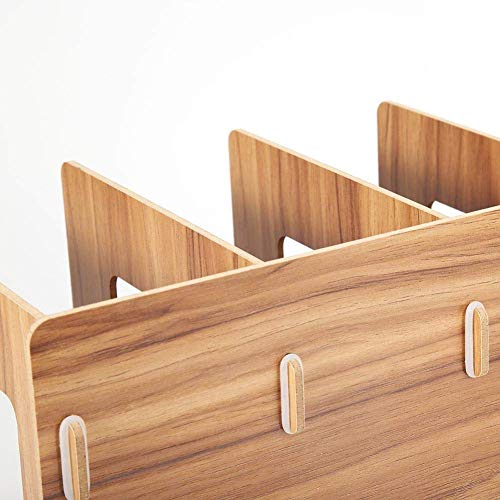 Fdit Organizer per scaffali per libri Libreria per...