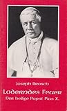 papst pius xlll  Loderndes Feuer. Das Leben des heiligen Papstes Pius X.