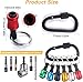 6pcs Push to Unlock,Drill Bit Holder,1/4 inch Screwdriver Bit Holders,Color Portable Hex Shank Socket Screwdriver Bar Drill Screw Adapter Change Extension Bar Keychain,Tool Gifts for Men