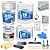 ArmorPoxy Garage Epoxy Floor Kit – Industrial Grade, 2 Part Epoxy Coating for Concrete for Garages, Basements, Workshops, Retail & Automotive Spaces - 14 pcs, Covers 600 Sq Ft, Designer Gray