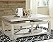 Signature Design by Ashley Casual Fregine Coffee Table with Lift Top Whitewash