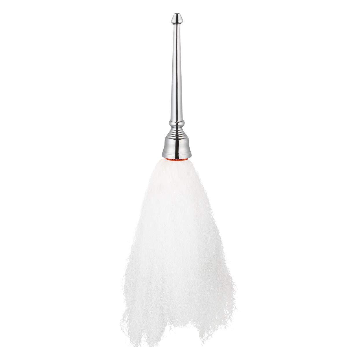 BISMAADH Chawar/Chavar/Chawar Sahib for Mandir & Gurudwara for Pooja (Plain White)