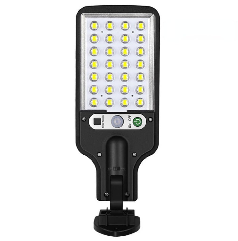 LED Solar Light Outdoor Garden PIR Motion Sensor 3 Modes Lamp Security Street Lamp Wall Yard (without remote,A)