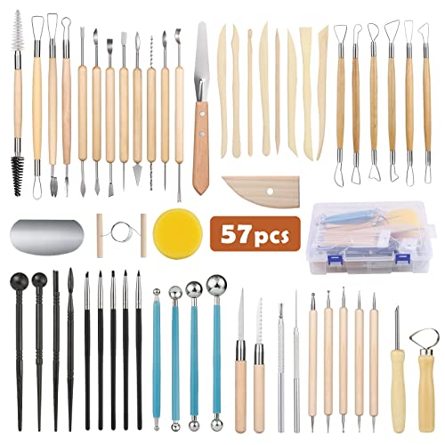 Ceramiche di Attrezzi Sculpting Tool, 57PCS
