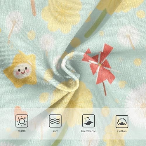 Girls' Underwear Flowers Floral Dandelion Star Toddle Brief Panties 2-8 Years 203005713