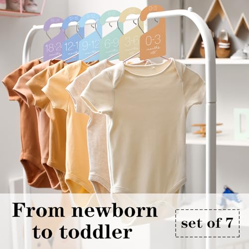 Séparateurs de taille pour placard de bébé de 0 à 24 mois pour garde-robe - 6