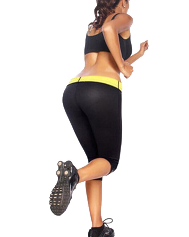 GUOCU Donna Pantaloni Modellanti Neoprene Yoga Fitness Sauna
