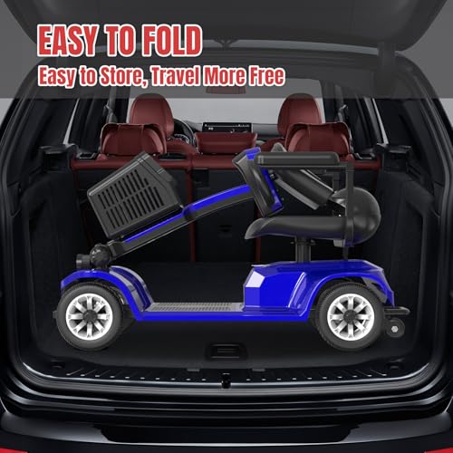 4 Wheel Mobility Scooter for Seniors & Adults,22 Miles