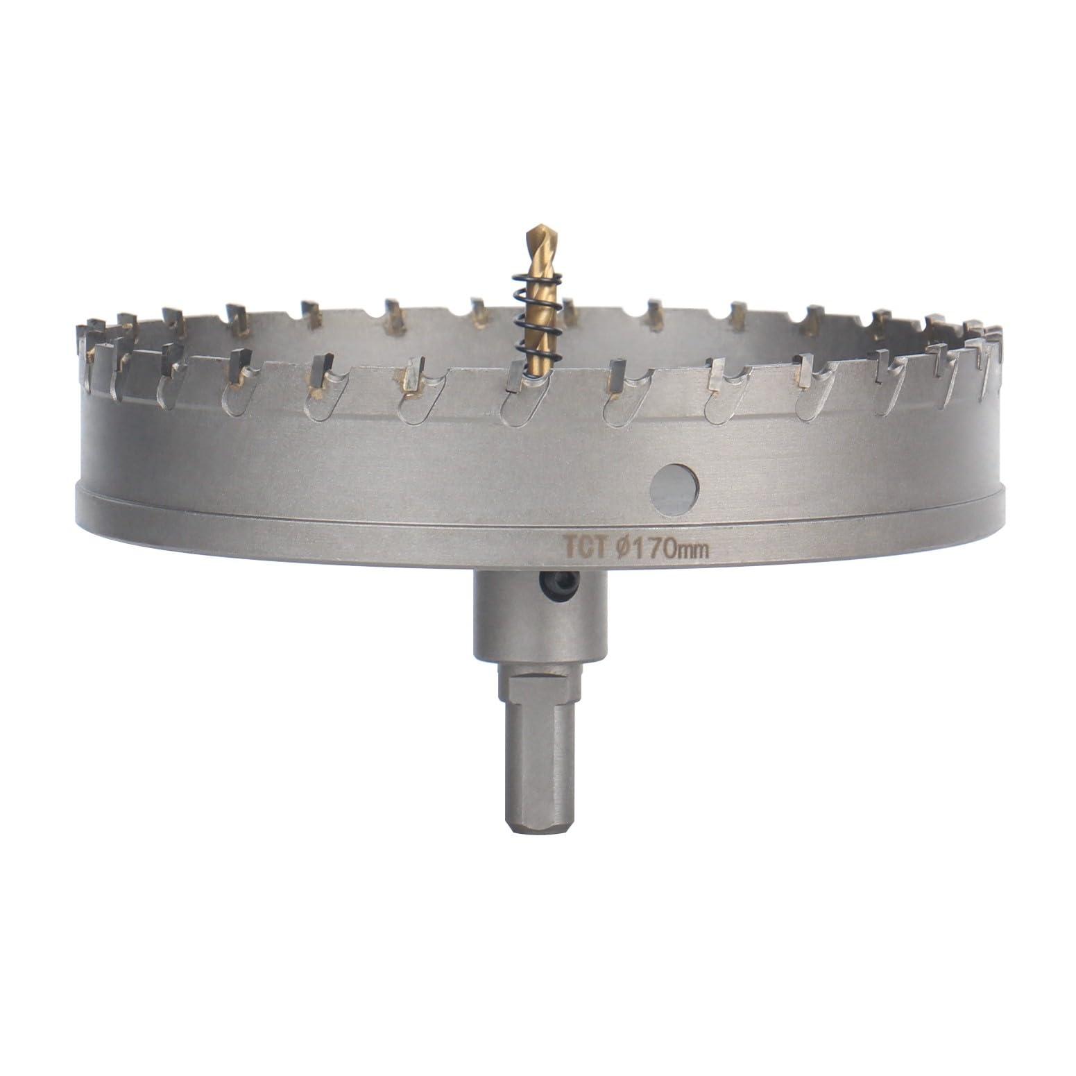 Vearter TCT Hole Saw, 170mm Carbide Bit with Pilot Drill, Cutter for Hard Metal, Stainless Steel, Mild Steel, Aluminium Alloy, Copper, Iron, Plastic and Fiberglass โ image 1