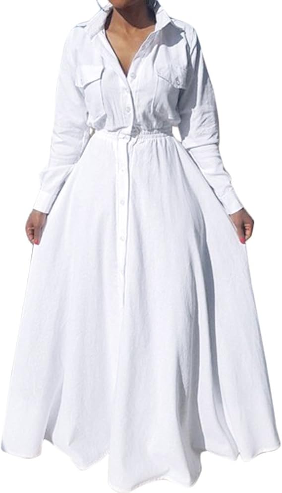 amazon plus size white maxi dresses