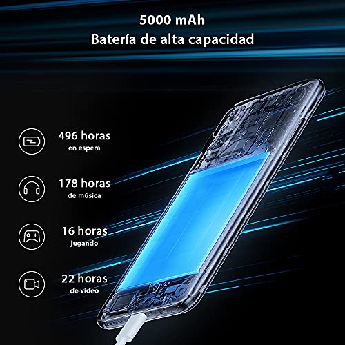 Xiaomi-Redmi-Note-10-5G-Smartphone-4GB-128GB-TelefonoDotDisplay-FHD-de-65MediaTek-Dimensity-700Camara-Triple48MP2MP2MP8MP-Version-GlobalGris