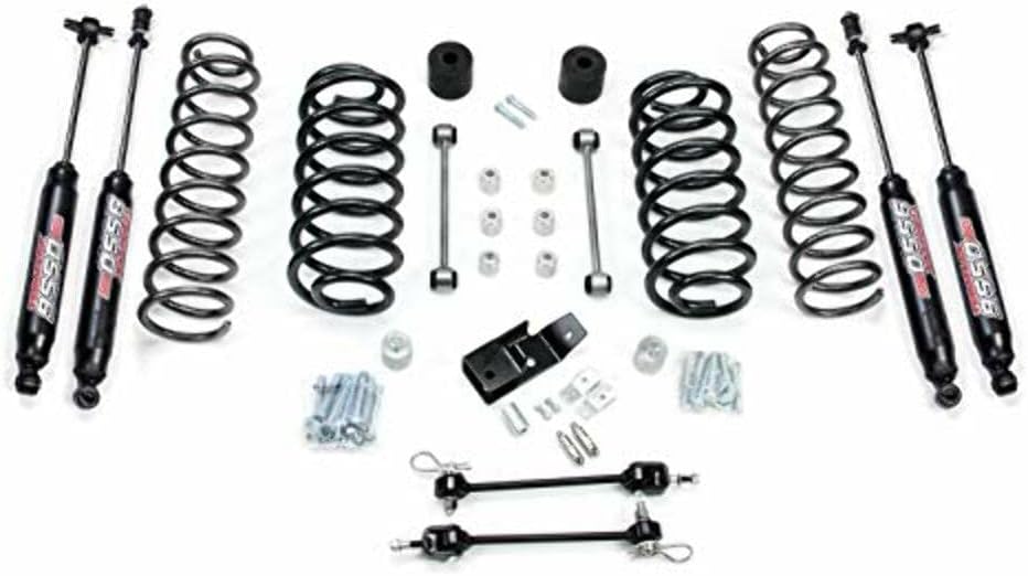 TeraFlex TJ 3" Coil Spring Base Lift Kit w/Quick Disconnects & 9550 VSS Twin-Tube