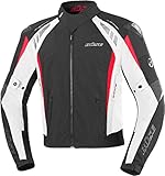  Büse B.Racing Pro Motorrad Textiljacke Schwarz/Weiß/Rot XXL