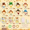 Eternity sky 54PCS Fall Thanksgiving Scarecrow Crafts Kits for Kids: DIY Autumn Ornaments Arts and Crafts for School Games Classroom Activities Home Party Supplies #4