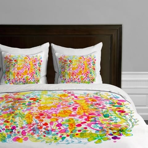 Deny Designs Bubble Garden King Duvet Cover Cover