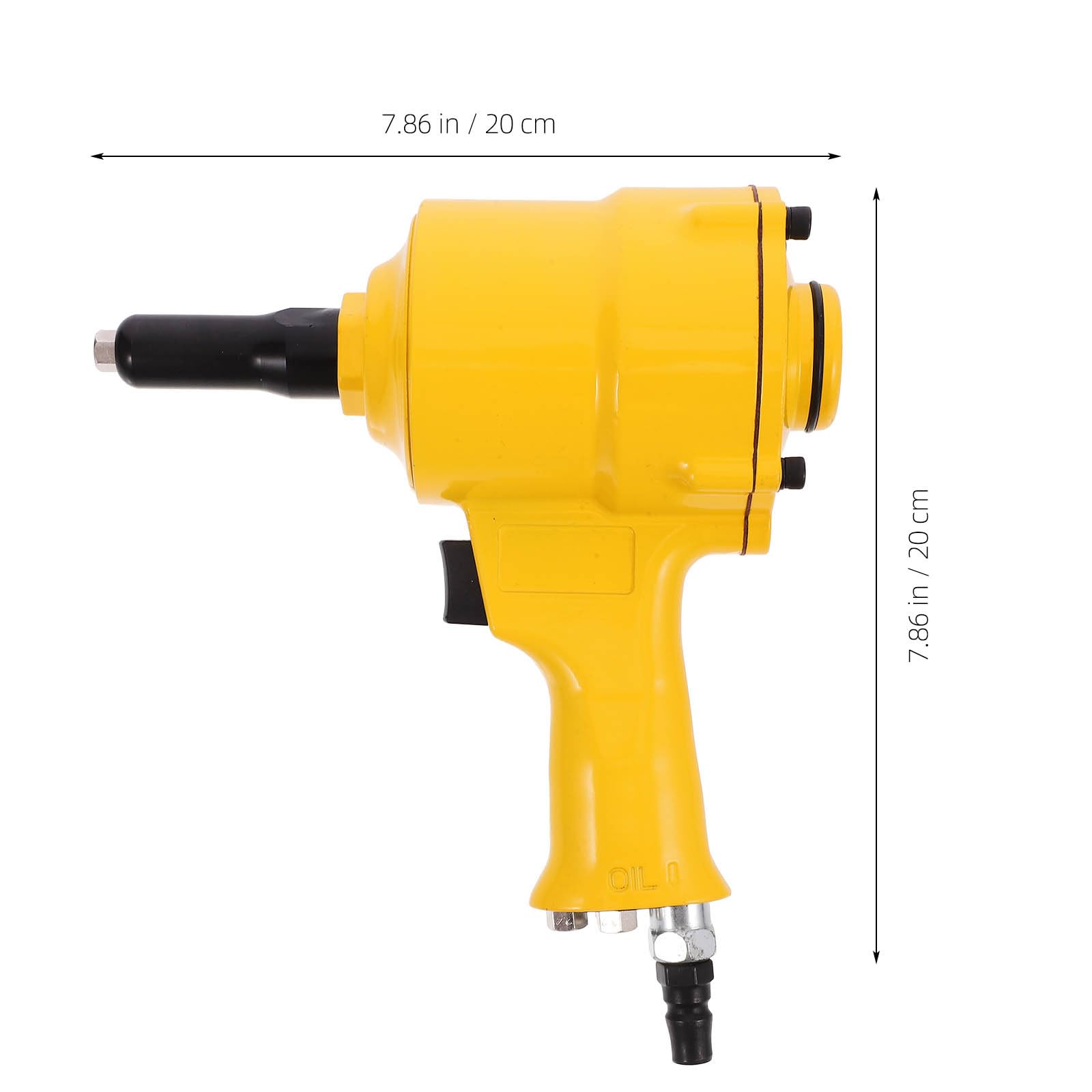 SHINEOFI Remachadora Neumática Industrial -901 Agarre Tipo Garra Ergonómico, Herramienta Manual para Remaches de Aluminio, Ahorro de Mano de Obra para Construcción y Reparación Automotriz