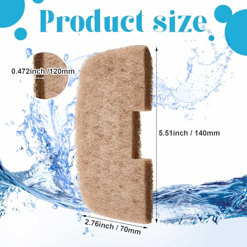 Image of Threlaco 10 Pack Compatible with Fluval 106 /206 /107 /207 Ammonia Remover Pads, Aquarium Canister Filter Media Replacement Pads for Fish Tank