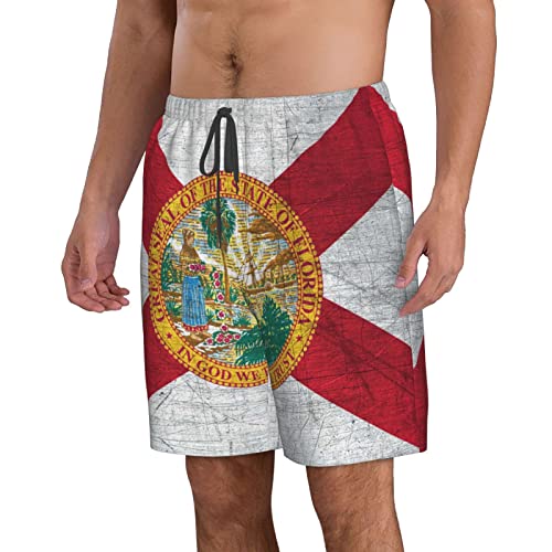 Florida State Flag Men Shorts Beach Board Trunk Swim Casual with Pockets Boxer Briefs Outdoor2