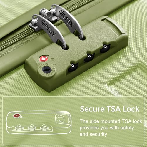 Image of 3 Pcs ABS Hardshell Luggage Sets Spinner Wheel Suitcase Set TSA Lock Suit Case