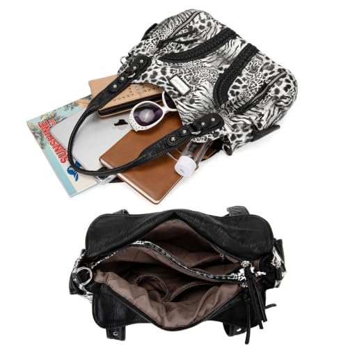 Image of Montana West Hobo Bag Soft Handbag with Crossbody Strap | Everyday Use Purses for Women, Large Capacity Handbag, Casual Hobo Bag