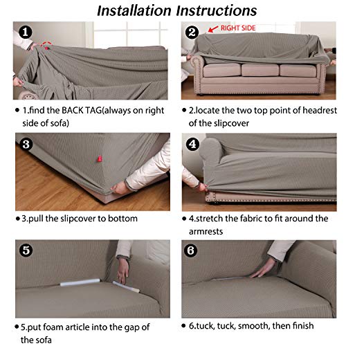 image for Turquoize Stretch Chair Slipcover Sofa Cover Furniture Protector Cover