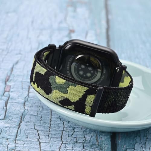 Image of WOCCI Adjustable Nylon Sport Watch Bands with Hook and Loop Fastener, Quick Release Watch Straps for Men and Women, Band Width 18mm 20mm 22mm