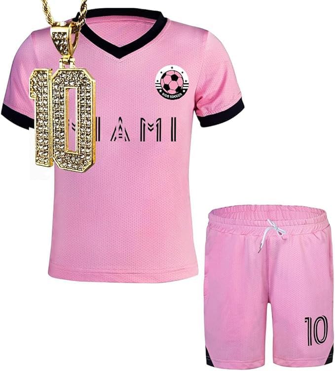 Soccer Jerseys for Kids Boys & Sports Fan Jerseys, Youth Futbol Training Shirt, 2-14 Years, Child Soccer Uniform