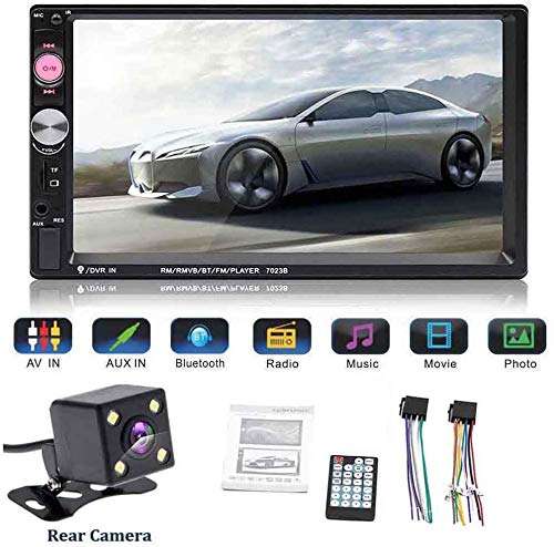 BOOMBOOST 2 Din Car Radio 7 HD Autoradio MP5 Player Bluetooth AUX MP3 FM Auto 2din Touch Screen Player Support Mirror Link for Android Phone with Backup Camera