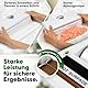 Clatronic Vakuumiergerät/Folienschweißgerät/Vakuumierer/Schweißgerät FS 3261; für Sous Vide; elektronische Leistungsregelung; Sichtfenster für Folienvorrat; mit 1x Vakuumierfolie; weiß