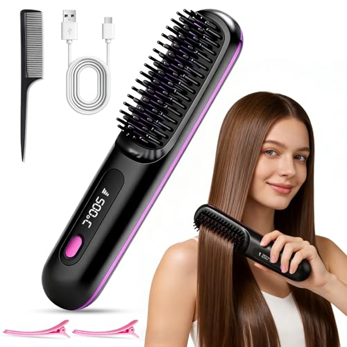 Cepillo alisador inalámbrico Go Brush Pro negro miniatura 1