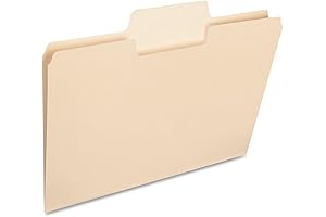 Smead SuperTab Heavyweight File Folders: 50 Count of Letter-Sized File Organization Essentials