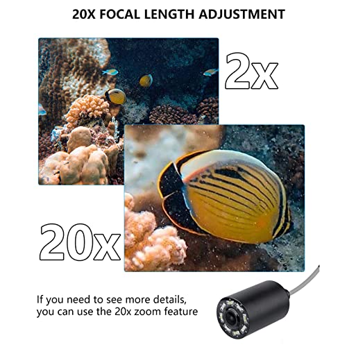 Image of MAVIS LAVEN Underwater Camera Fish Detector 5000MAH IP68 1080P USB 5in LCD 680g 20m Cable