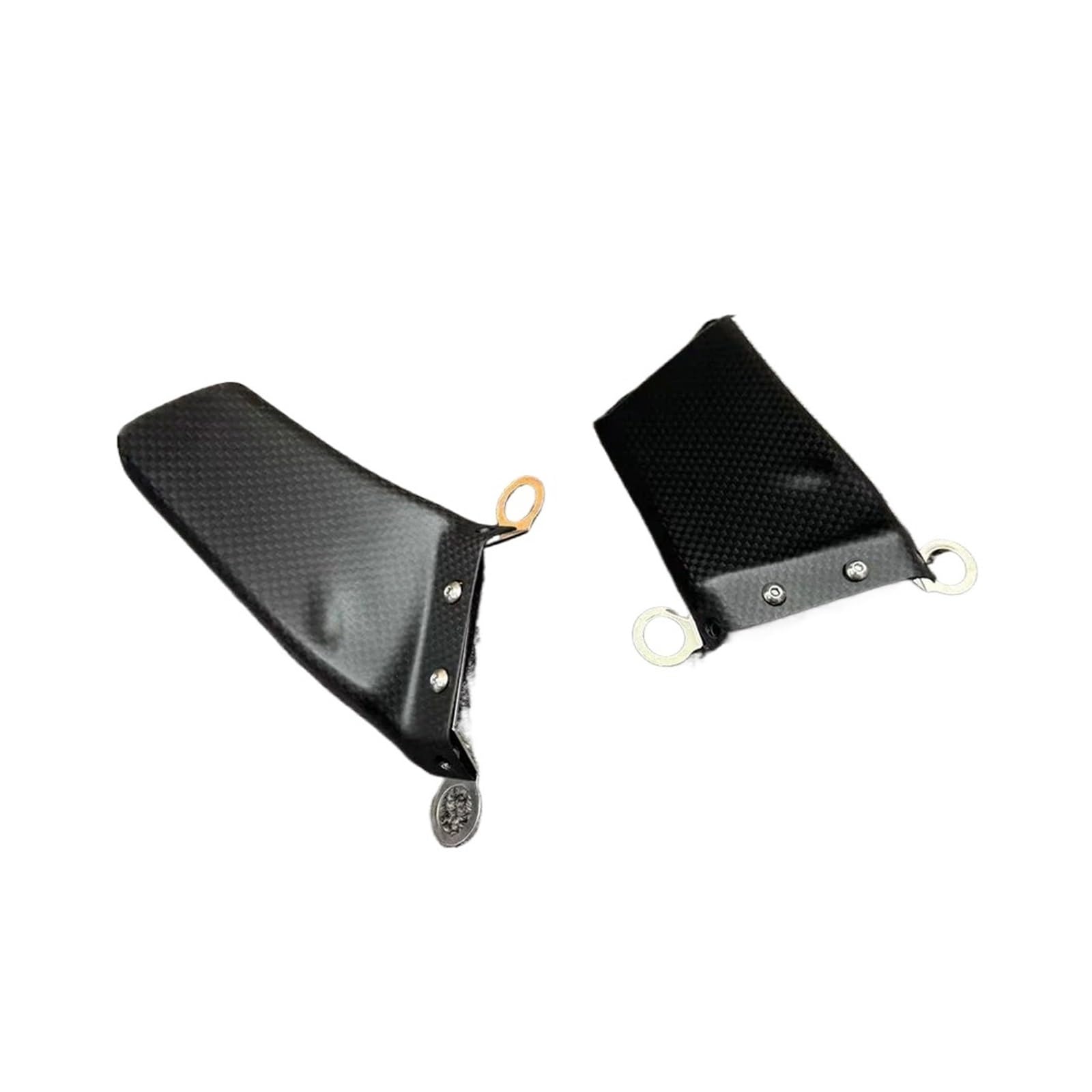 Compatibile con accessori moto da 100 mm e 108 | Copriradiatore pinza anteriore in fibra di carbonio(Matte-108MM)