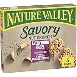 Nature Valley Savory Nut Crunch Bars, Everything Bagel, 5 Bars, 4.45 OZ