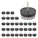 LOUFIMIDON Furniture Nail, Felt Furniture Pads, Nail on Furniture Glides (32 Pack)
