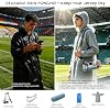 Stadium Approved Clear Bag Kit for Sports & Soccer Fans, Match Day Essentials Set with Cooling Towel, Arm Sleeves, Water Pouch, Rain Poncho & Fan Accessories for Outdoor Events