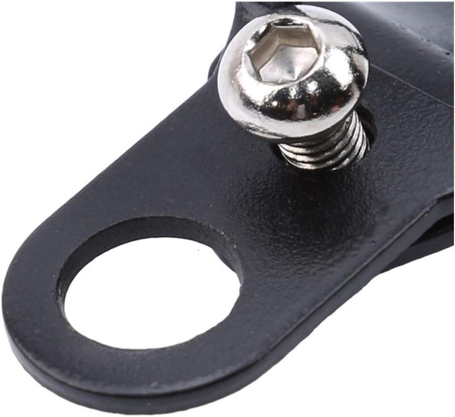 Motorcycle Turn Signals Relocation Fork Clamps Bracket 2 Pcs/Set Mount Light Holder Lamp Brackets DaJiKan (Color : Black)