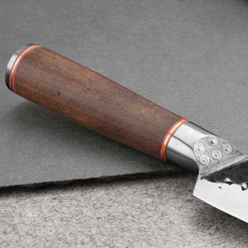 Couteau Utilitaire de 6 pouces de Chef 5Cr15MOV En acier inoxydable Boucher Couteaux Couteaux de cuisson Coucher de cuisson Couteaux de boucherie avec poignée en bois Couteau de cuisine