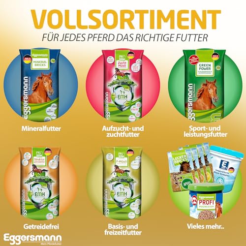 Eggersmann Maisflocken 15 kg – Einzelfuttermittel für Pferde & Ponys – Ideal bei erhöhtem Leistungsanspruch & geschwächten Tieren – Liefert Energie & unterstützt die Gewichtszunahme