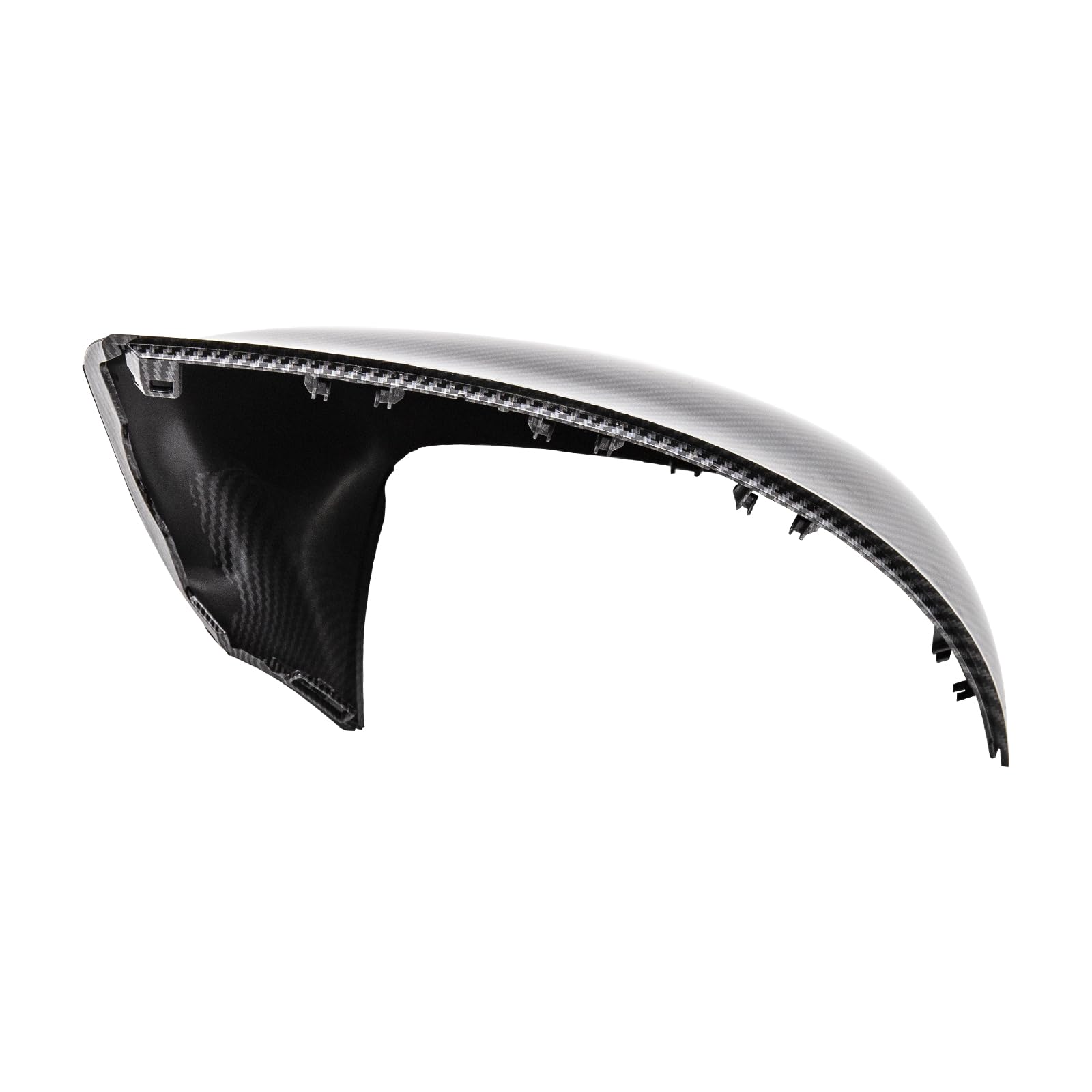 Para pokrowców na lusterka boczne kompatybilne z VW Volkswagen Transporter T5 T5.1 2010-2015, T6 2016-2019 (wzór z włókna węglowego)