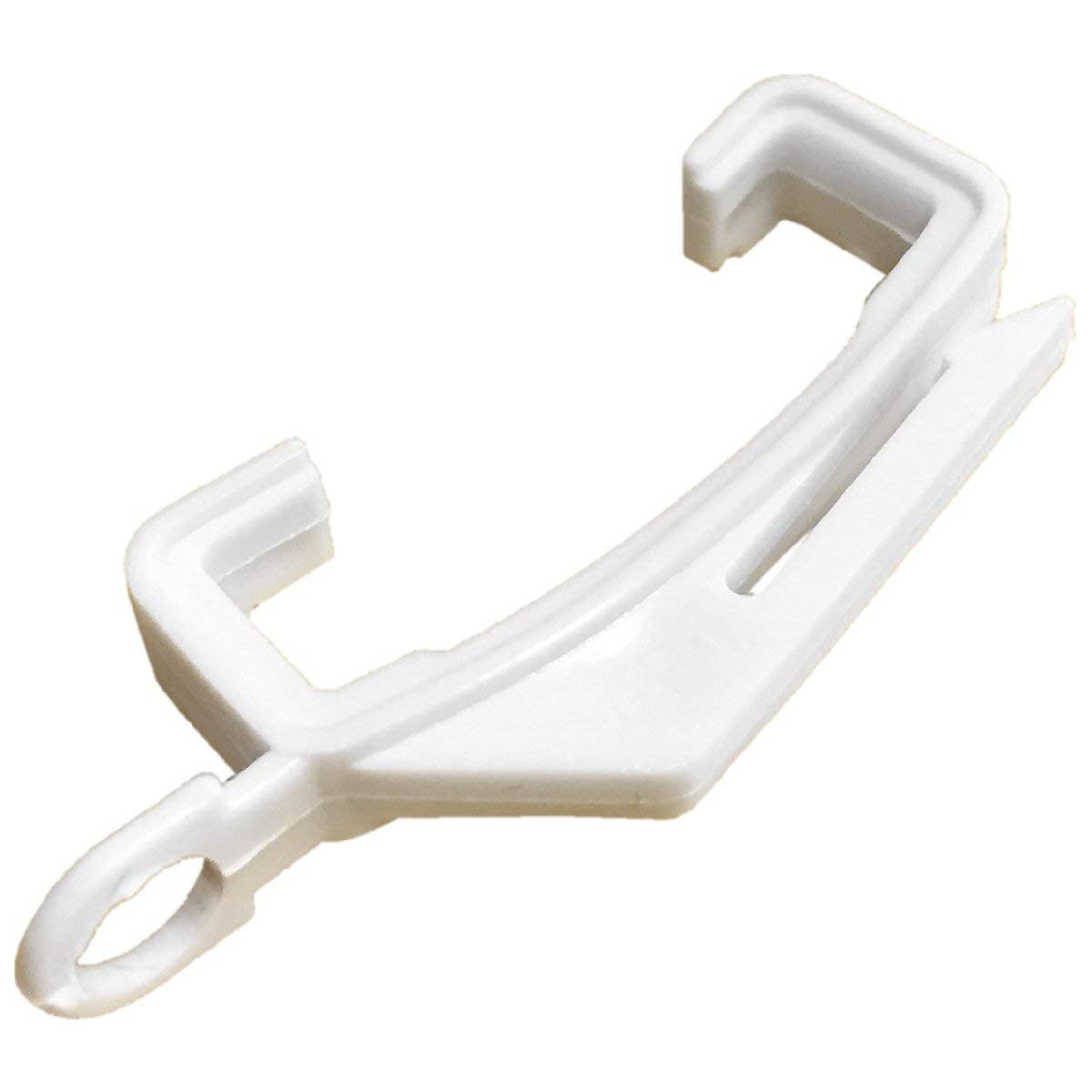 Fort Fasteners 250 Gliders White Curtain Rail Gliders To Fit Drape Extra, Valance, Lux Track White Mega 250 Gliders