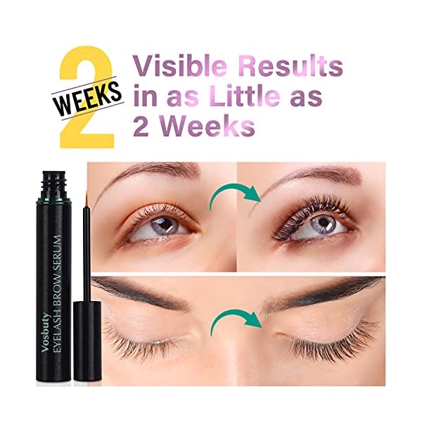 VOSBUTY-Eyelash-Growth-Serum-Effective-Eyelash-Serum-with-Potent-Hypoallergenic-Formula-Safe-Non-Irritating-Lash-Growth-Serum-5ml Eyelash Growth Serum - Effective Eyelash Serum with Potent, Hypoallergenic Formula - Safe, Non-Irritating Lash Growth Serum - 5ml